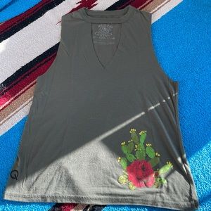 Rodeo Quincy Cowboy Steer Wrestler Tank Top🌹